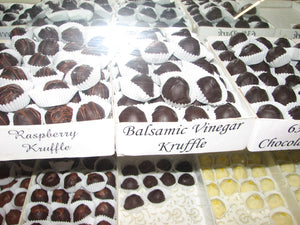 Kruffles, our Kobasic truffles, Caramels and Clusters